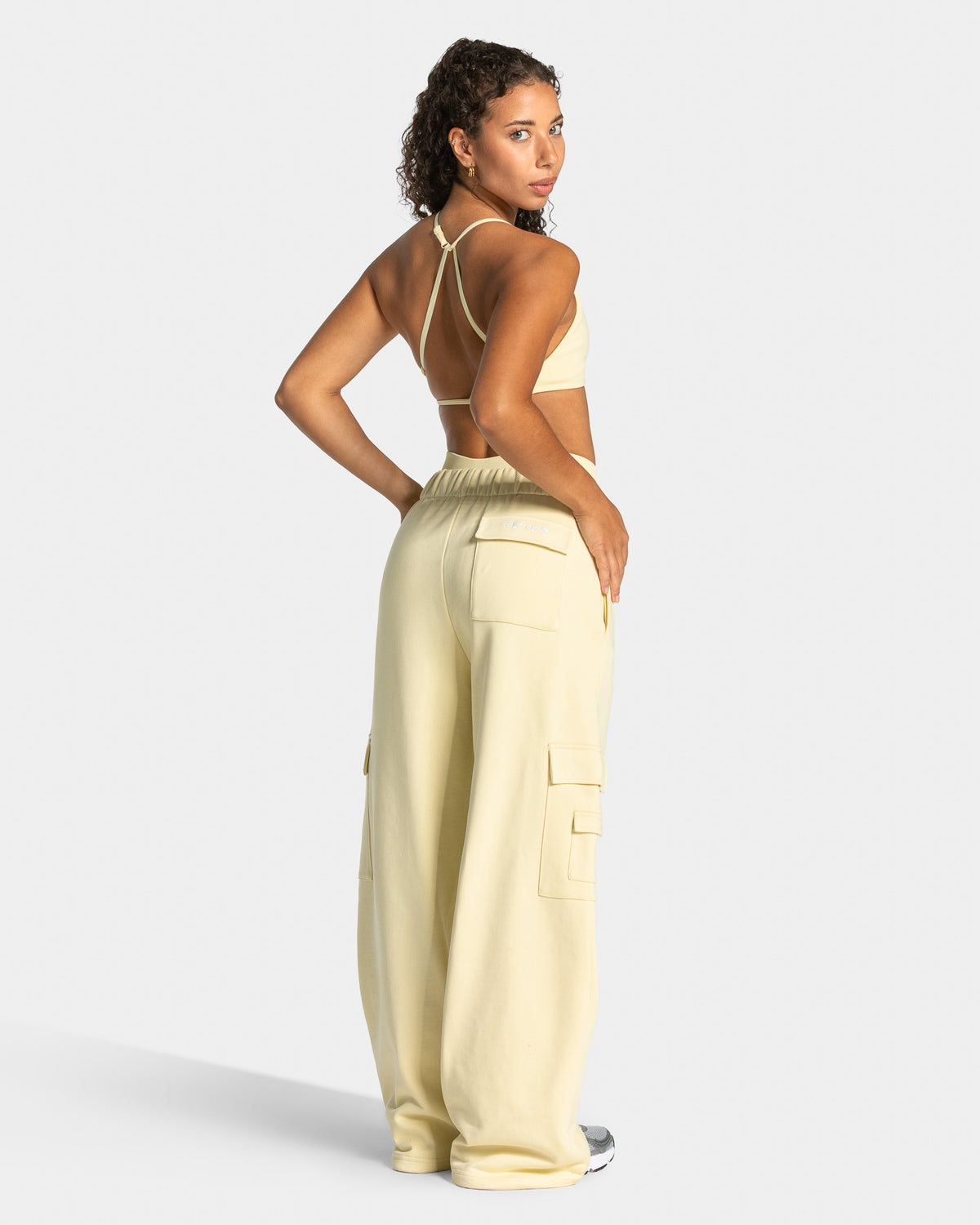 Lift Wide Leg Cargo Joggers ‘Butter Yellow’