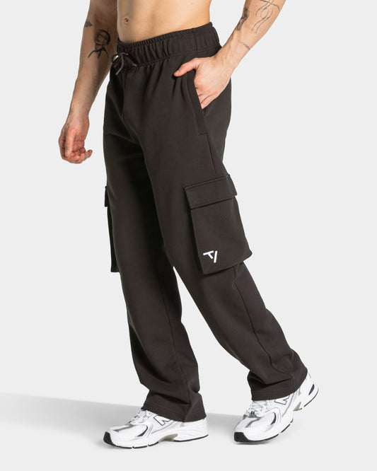 Lift Wide Leg Cargo Joggers ‘Dark Chocolate’