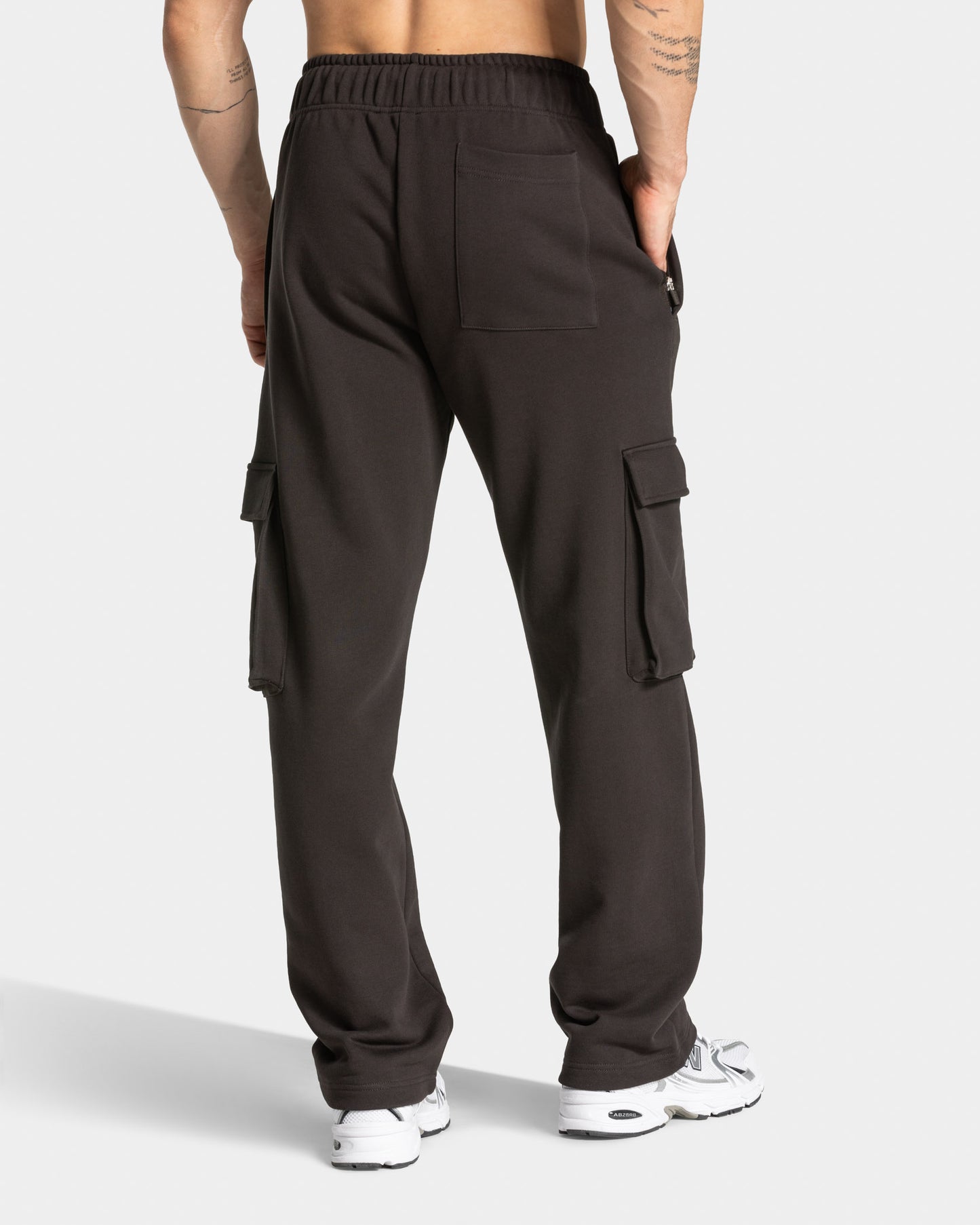 Lift Wide Leg Cargo Joggers ‘Dark Chocolate’