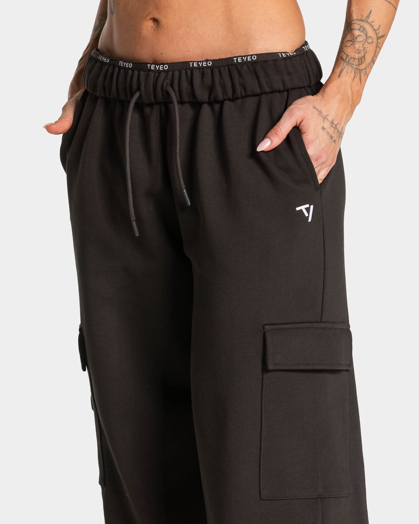 Pantalones jogger Lift Wide Leg Cargo «Dark Chocolate»