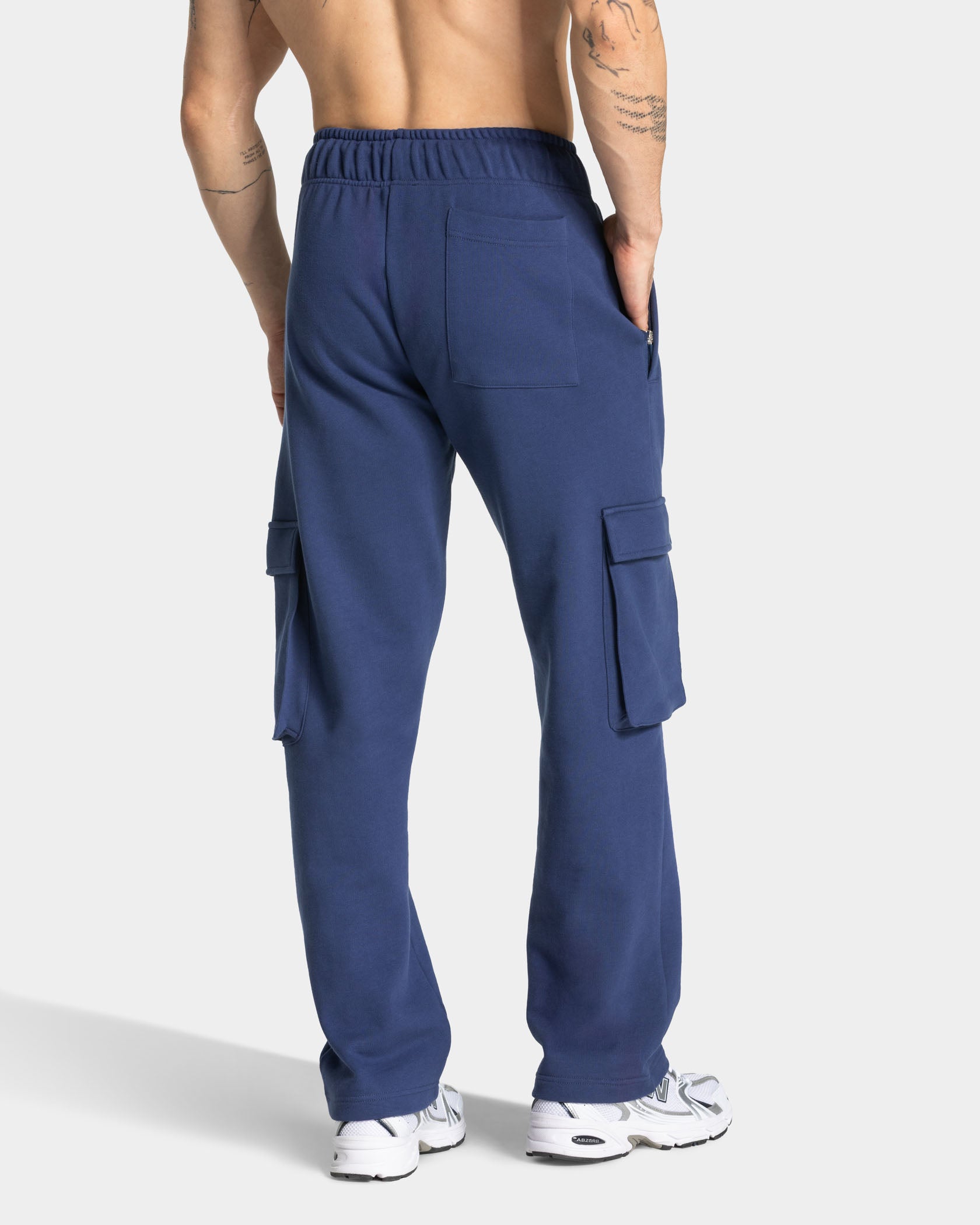 【10月24日迄】lig. wide cargo pant Blue Lift Wide Leg Cargo Joggers 'Indigo'