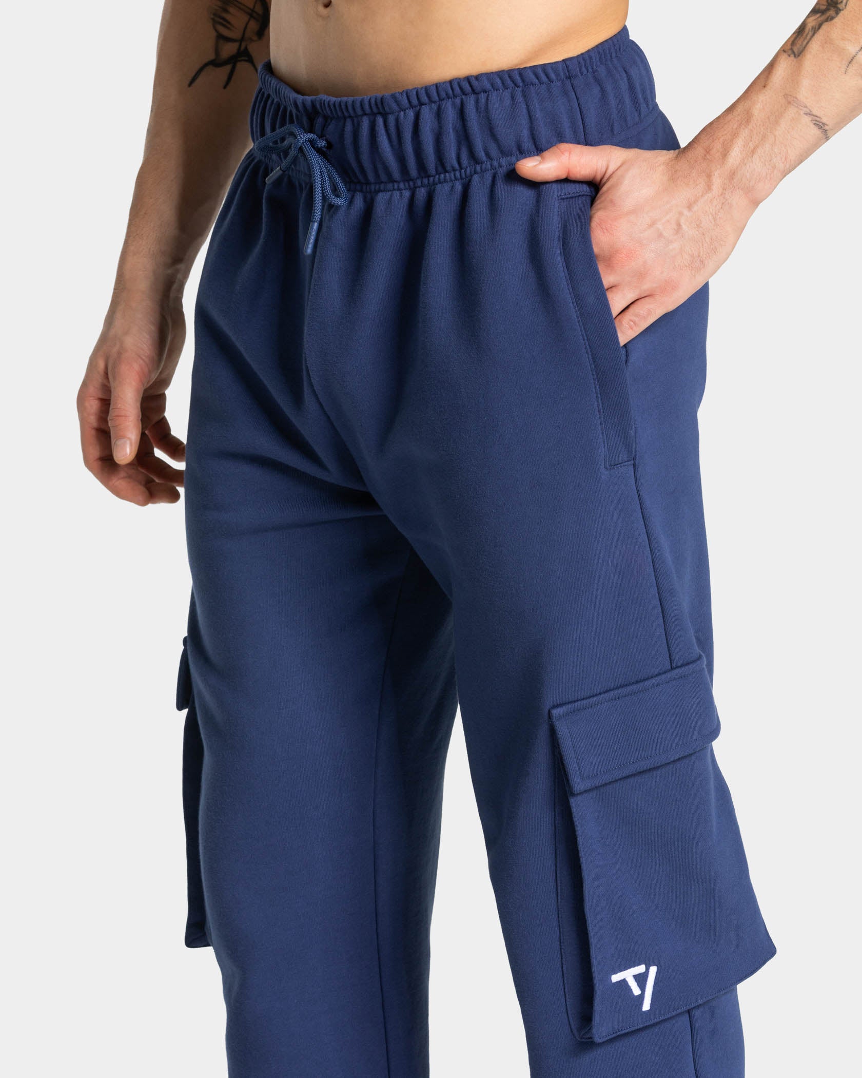 Lift Wide Leg Cargo Joggers 'Indigo'