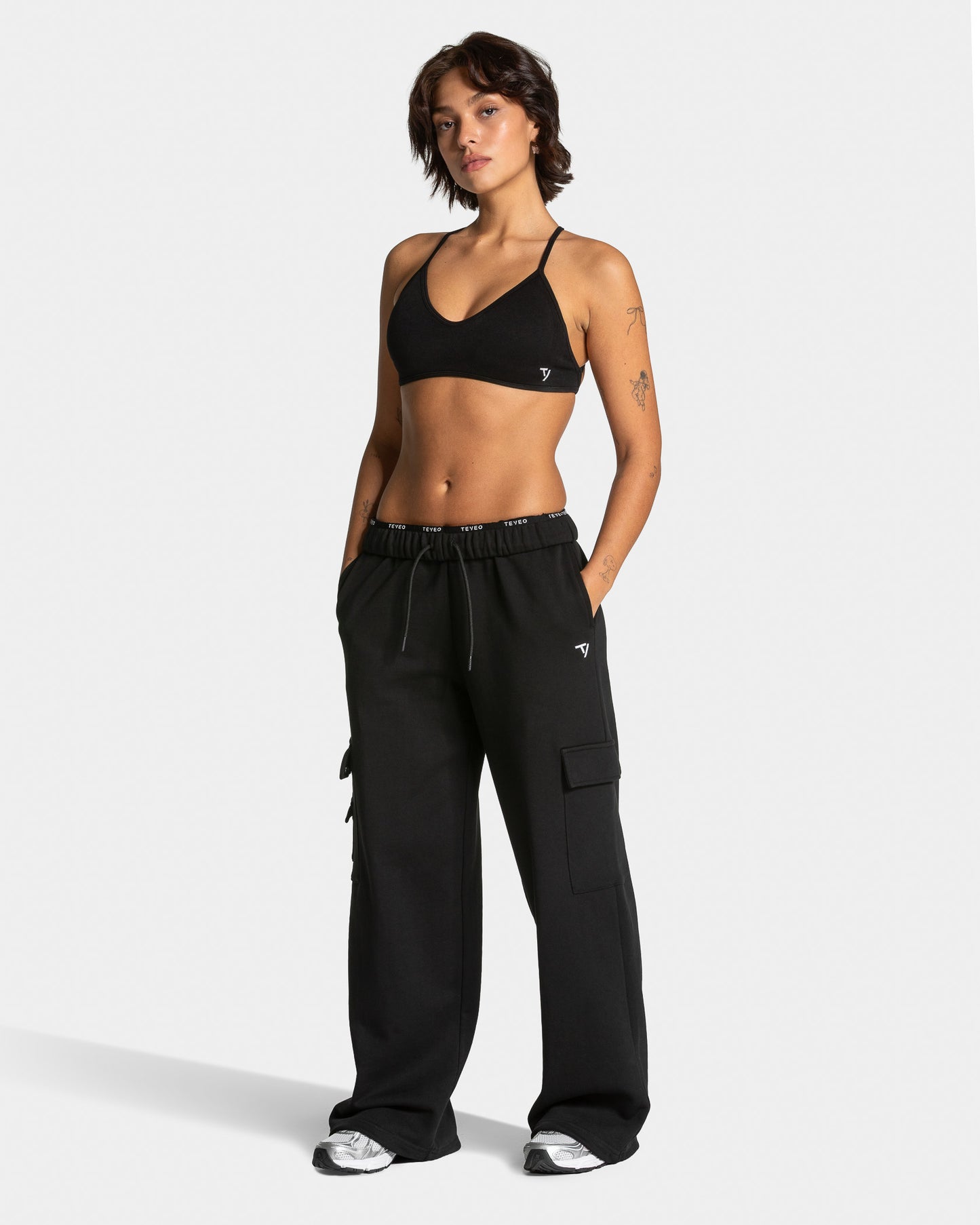 Lift Wide Leg Cargo Joggers ‘Black’