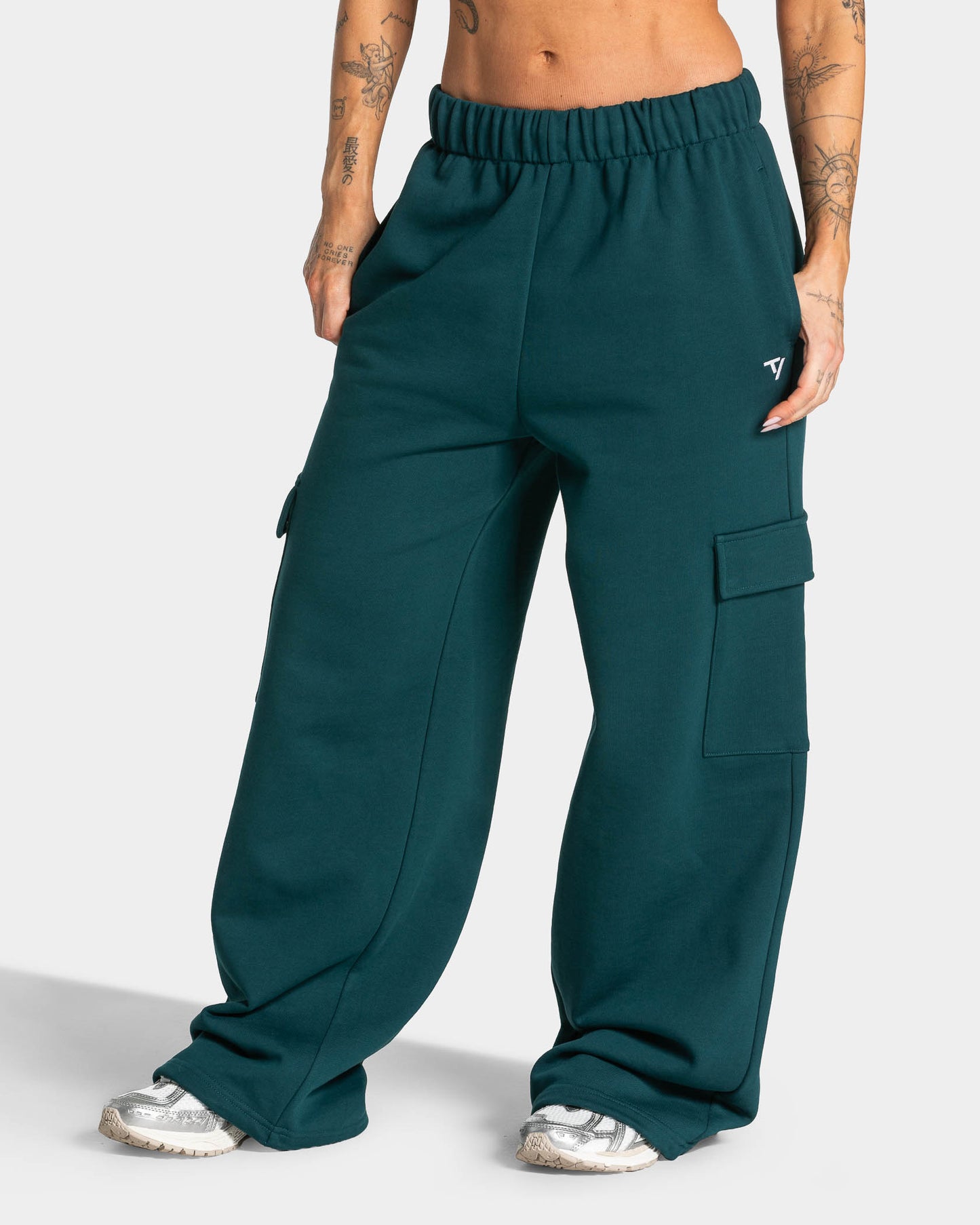 Pantalon de jogging cargo Wide Leg Lift « bleu sarcelle »