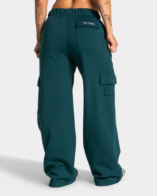 Lift Wide Leg Cargo Joggers ‘Teal’