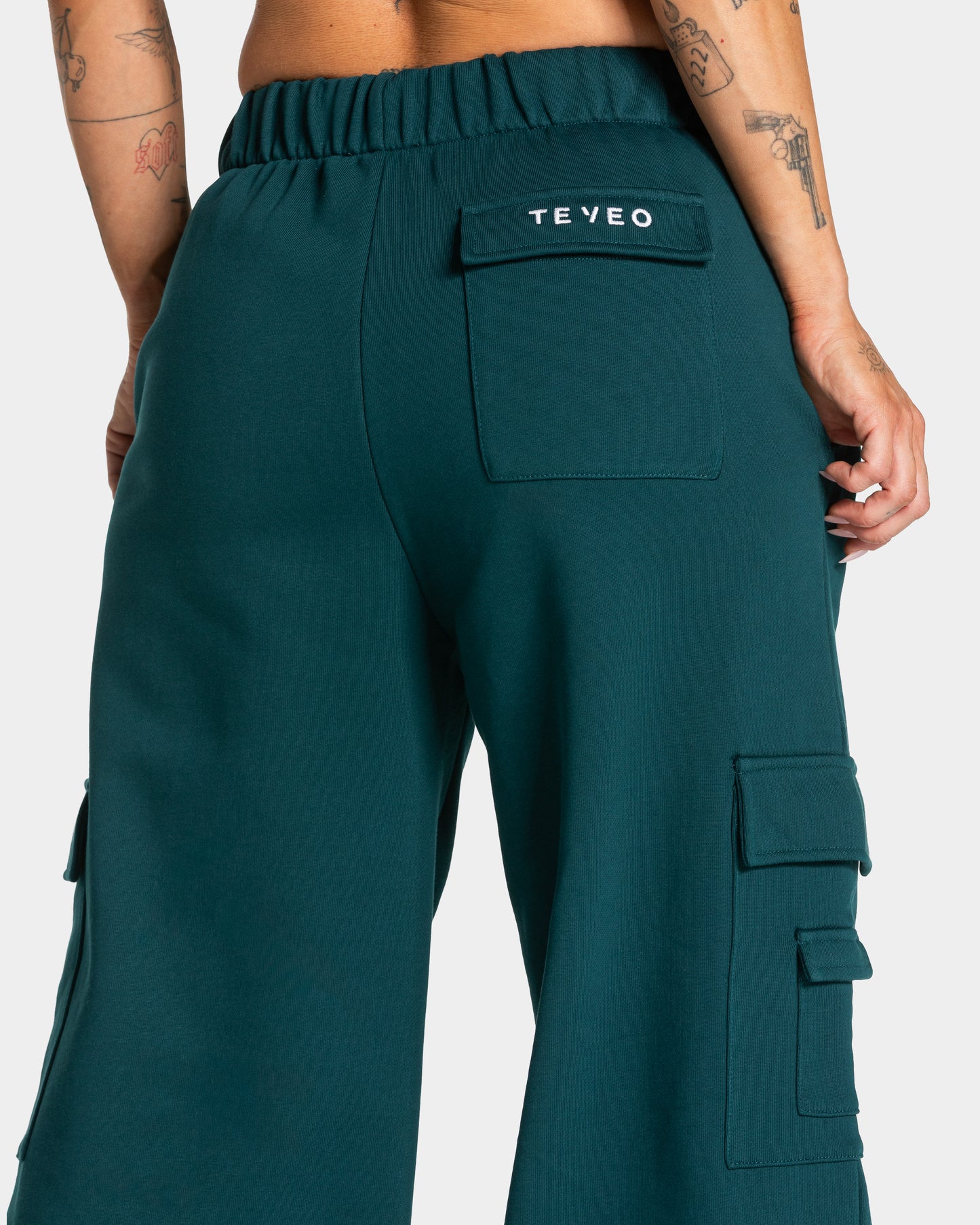 Lift Wide Leg Cargo Joggers ‘Teal’