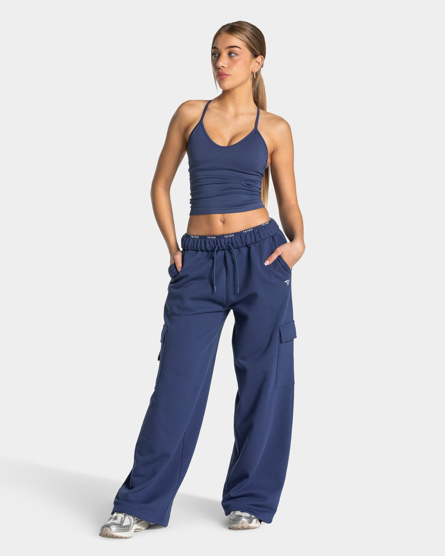 Lift Wide Leg Cargo Joggers ‘Indigo’