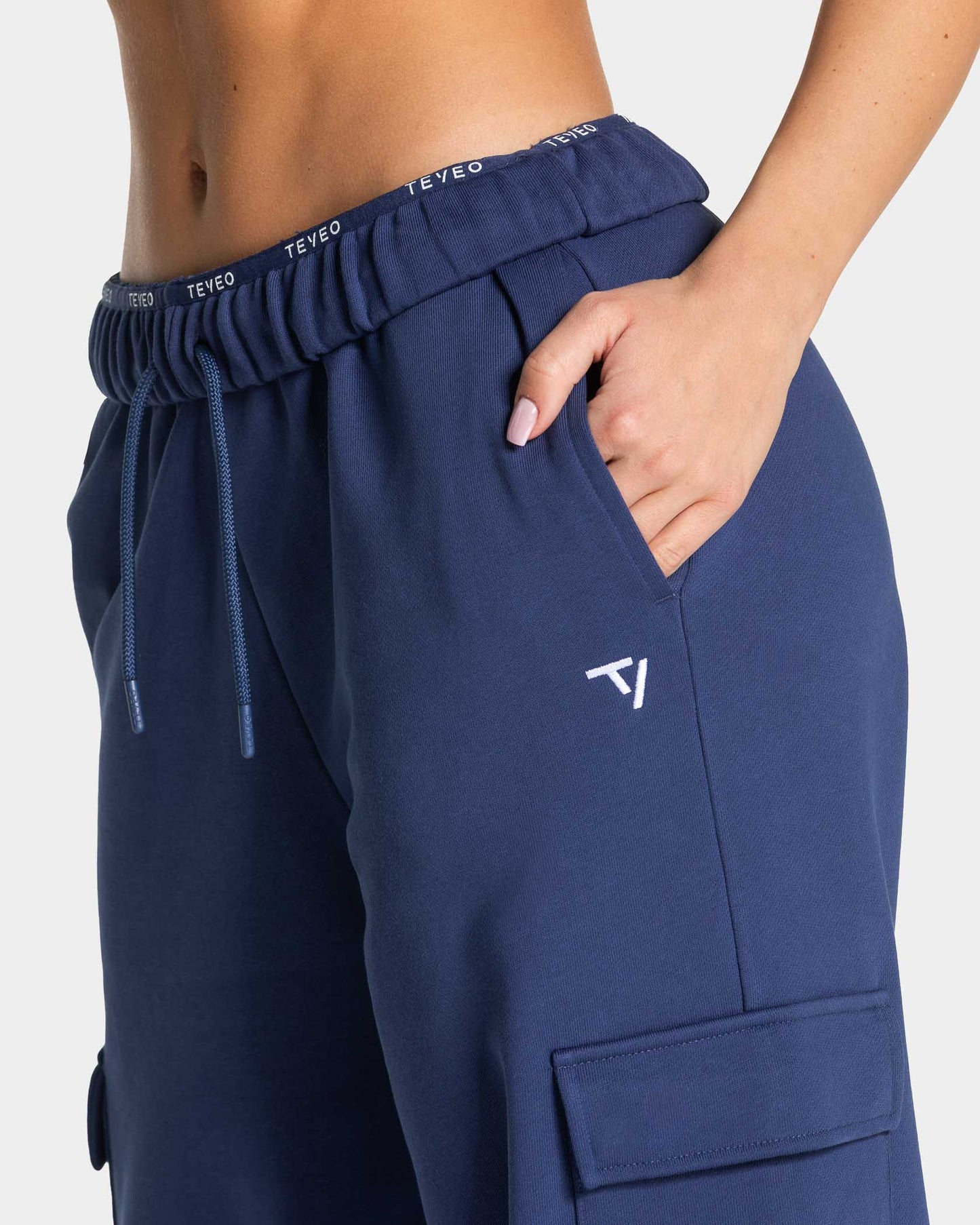 Lift Wide Leg Cargo Joggers ‘Indigo’