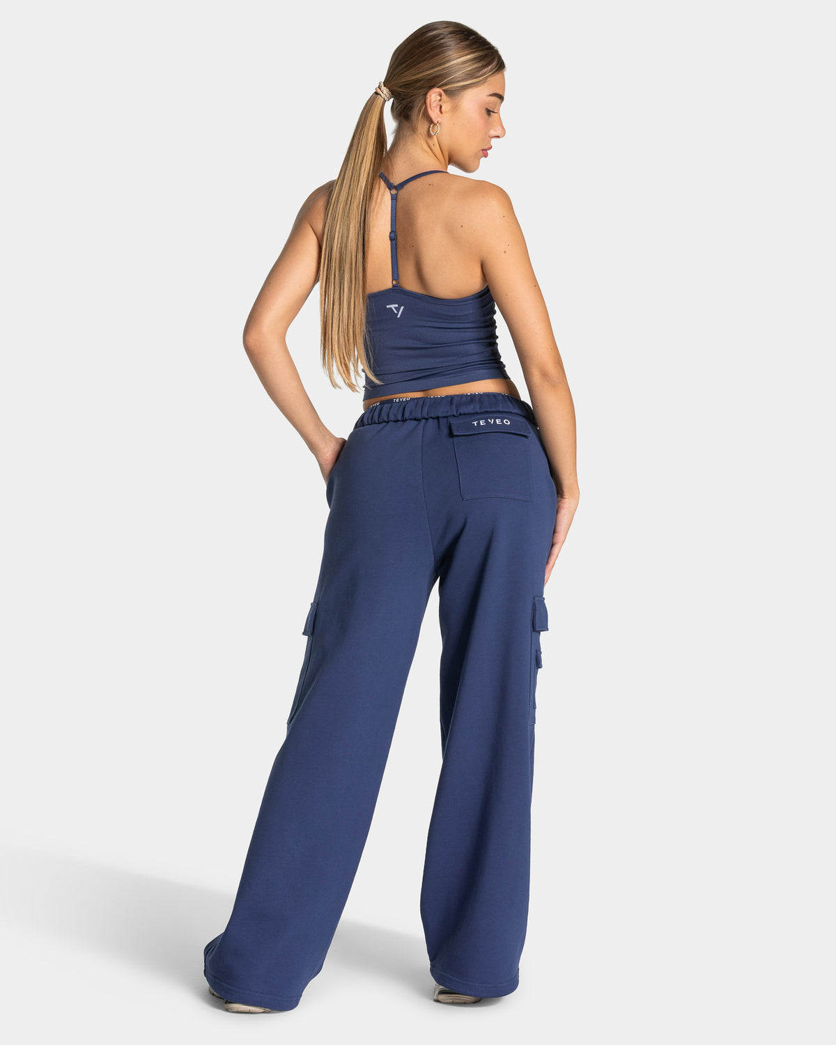 Lift Wide Leg Cargo Joggers ‘Indigo’