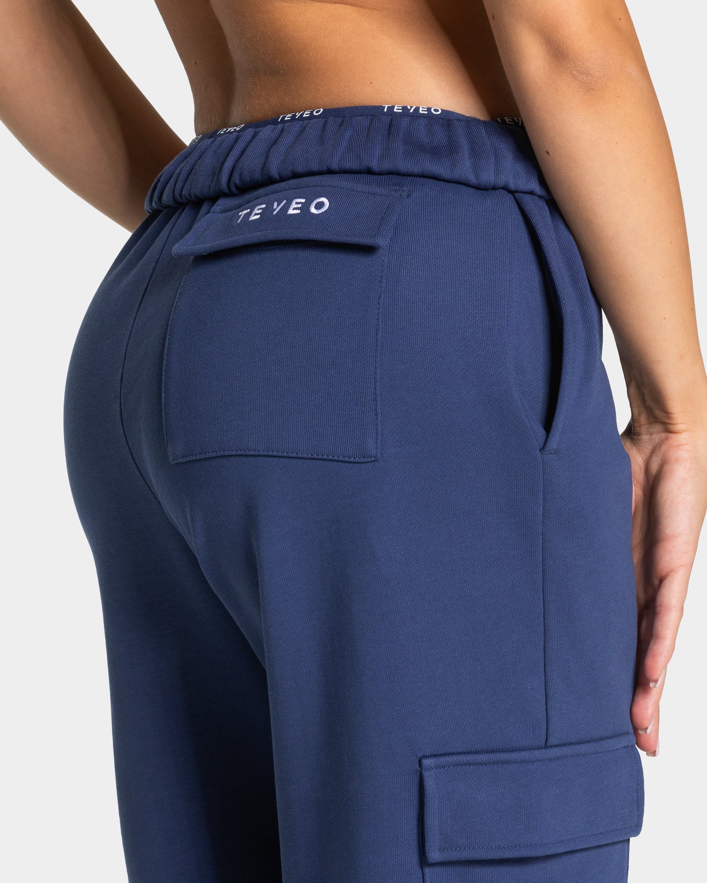 Lift Wide Leg Cargo Joggers ‘Indigo’