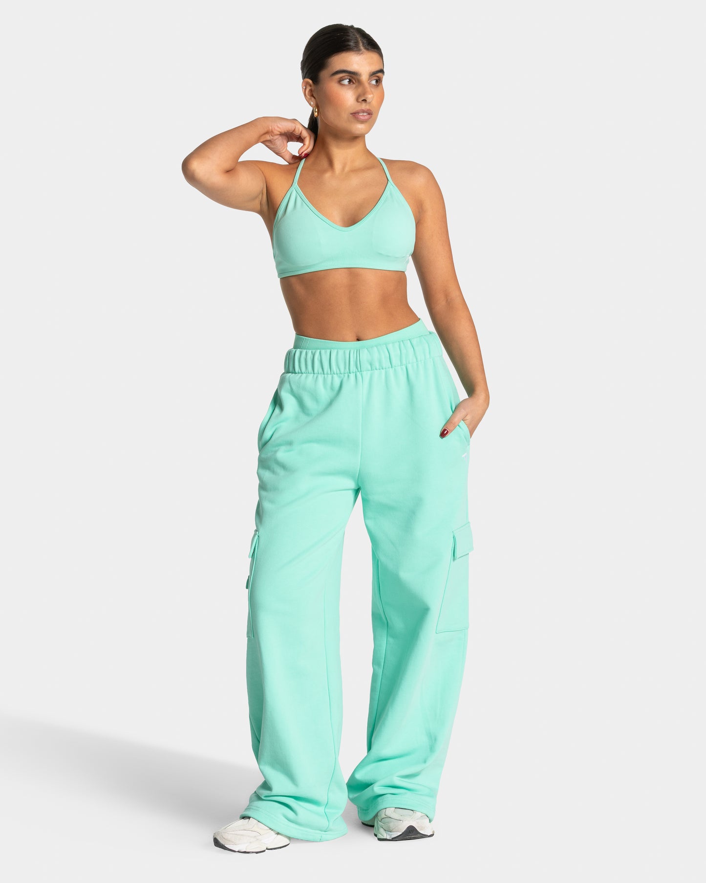 Lift Wide Leg Cargo Joggers ‘Mint’