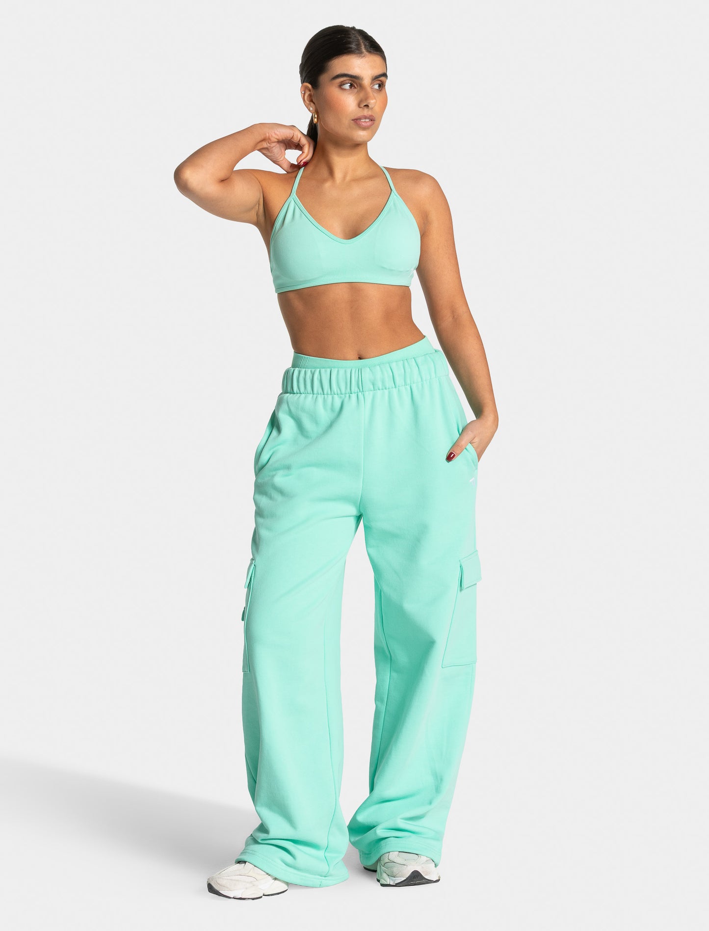 Lift Wide Leg Cargo Joggers ‘Mint’