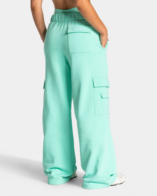 Joggery Lift Wide Leg Cargo „Mint”