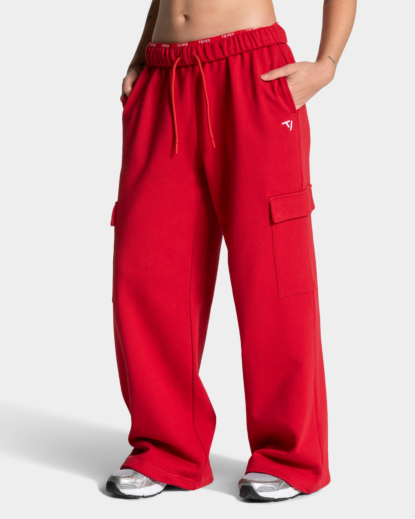 Jogger Cargo Lift Wide Leg “Chili"