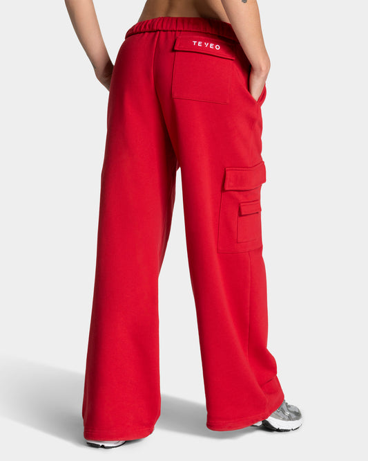 Jogger Cargo Lift Wide Leg “Chili"