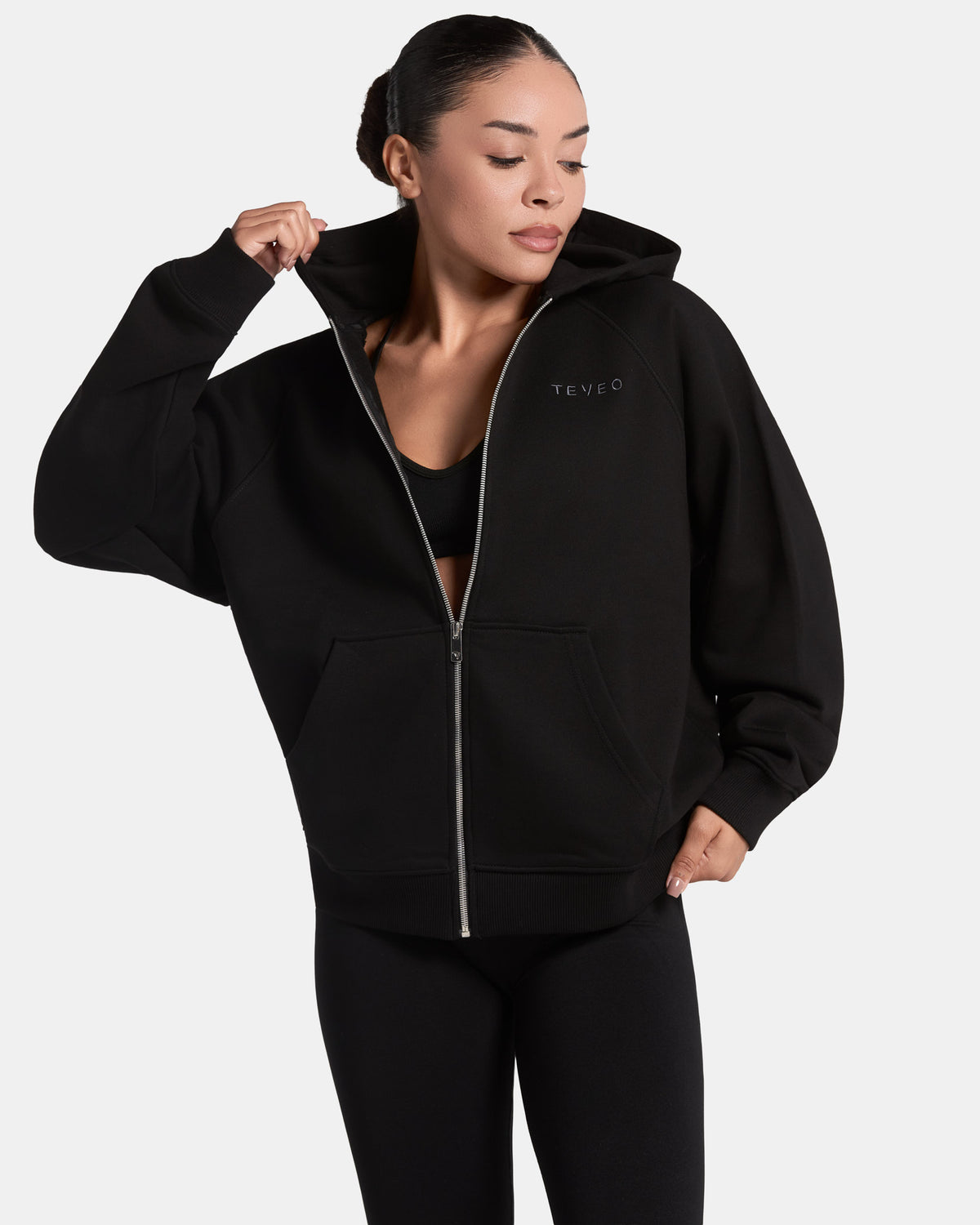 Lift Zip Hoodie "Schwarz"