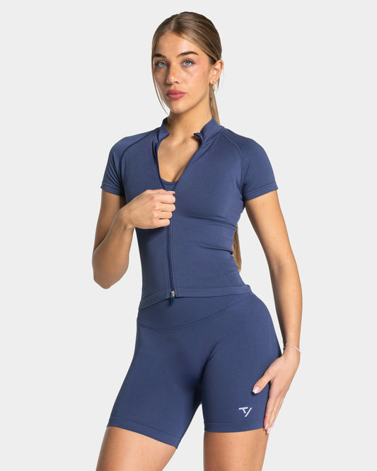 Lift Zip Shortsleeve ‘Indigo’