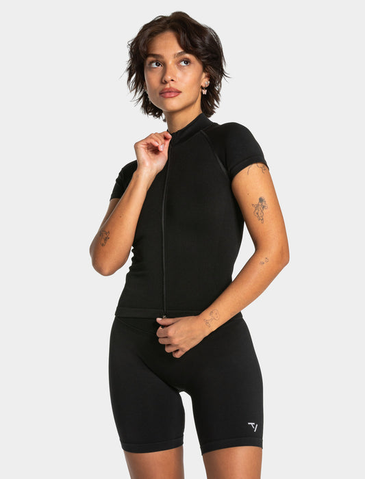 Lift Zip Shortsleeve ‘Black’