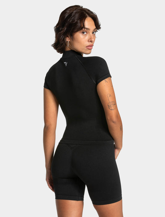 Lift Zip Shortsleeve ‘Black’