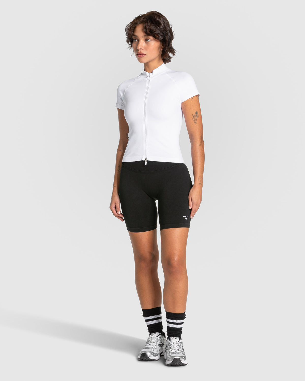 Lift Zip Shortsleeve ‘White’