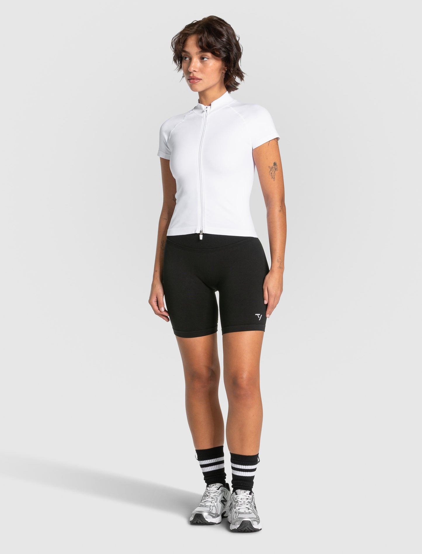 Lift Zip Shortsleeve ‘White’