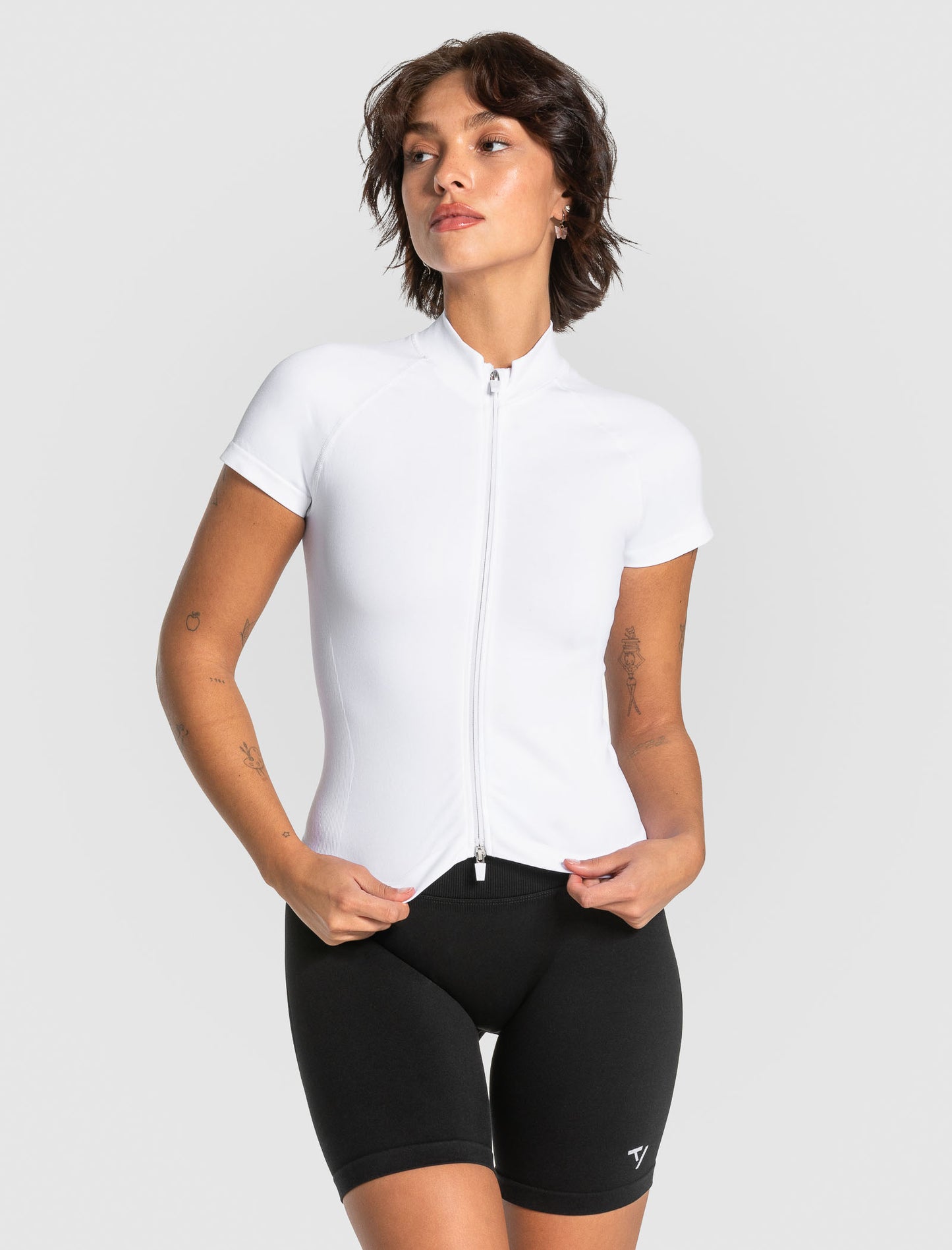 Lift Zip Shortsleeve ‘White’