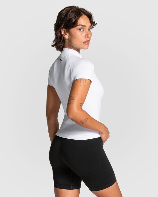 Lift Zip Shortsleeve ‘White’