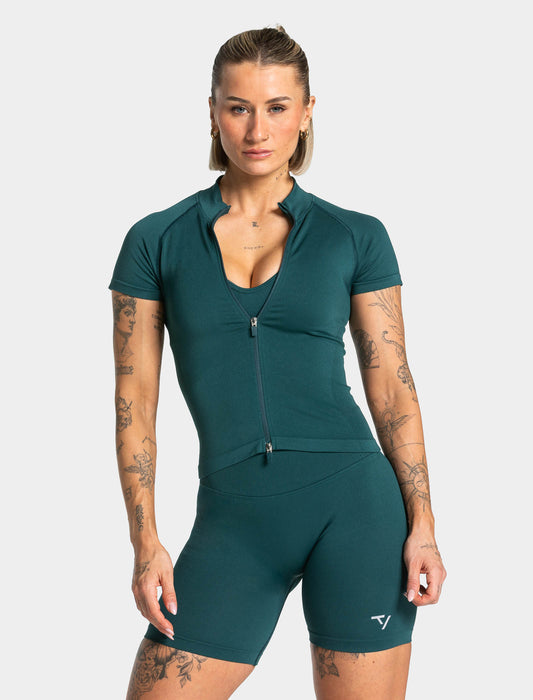 Lift Zip Shortsleeve ‘Teal’