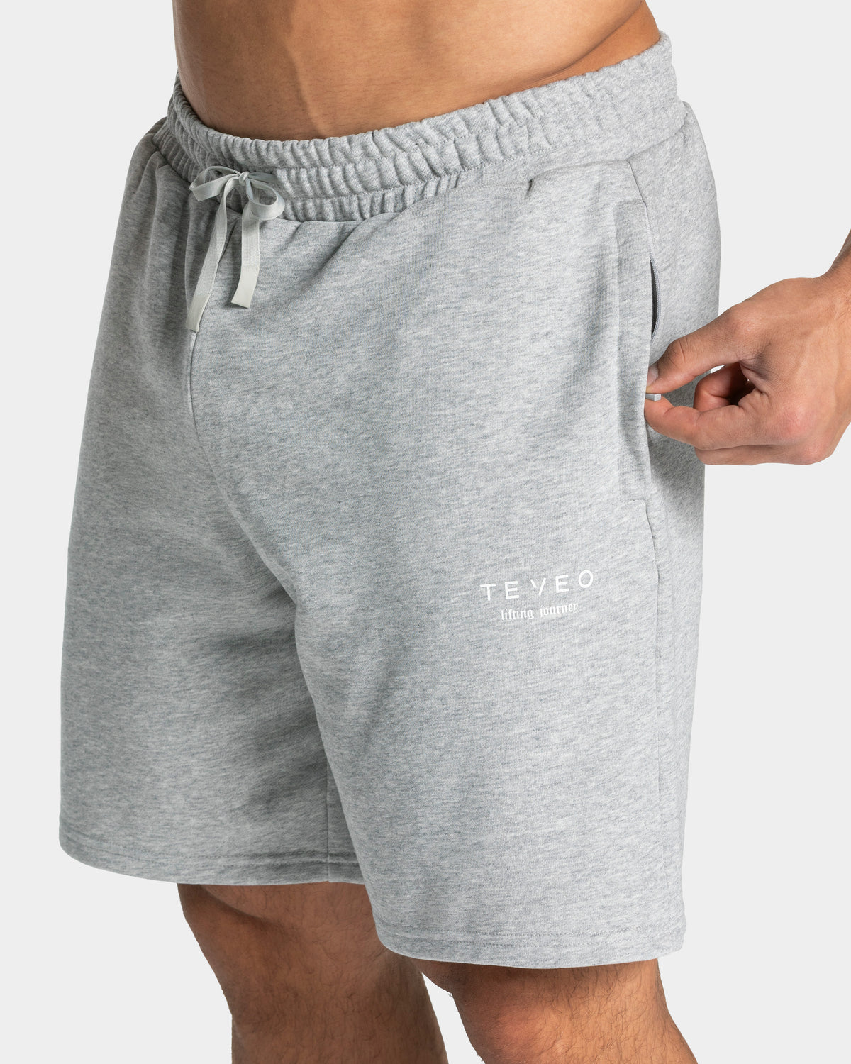 Lifting Journey Shorts ‘Light Grey Marl’