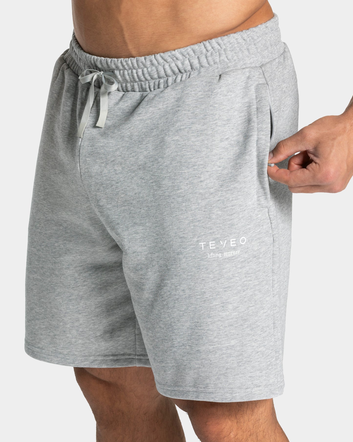 Lifting Club Shorts ‘Light Grey Marl’
