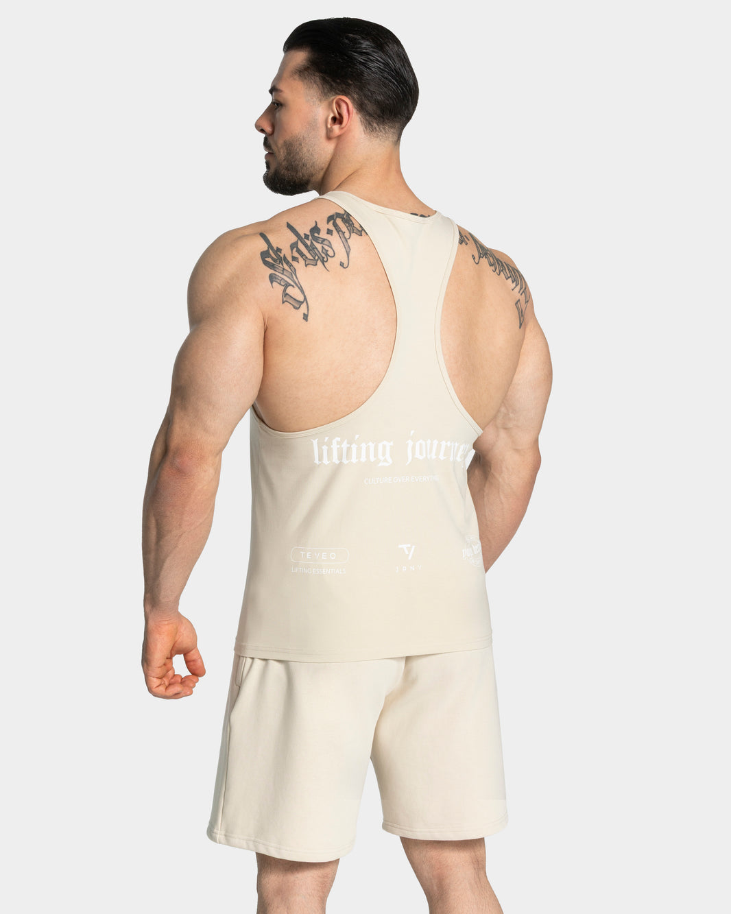 Camiseta de tirantes Lifting Journey Stringer «crema»
