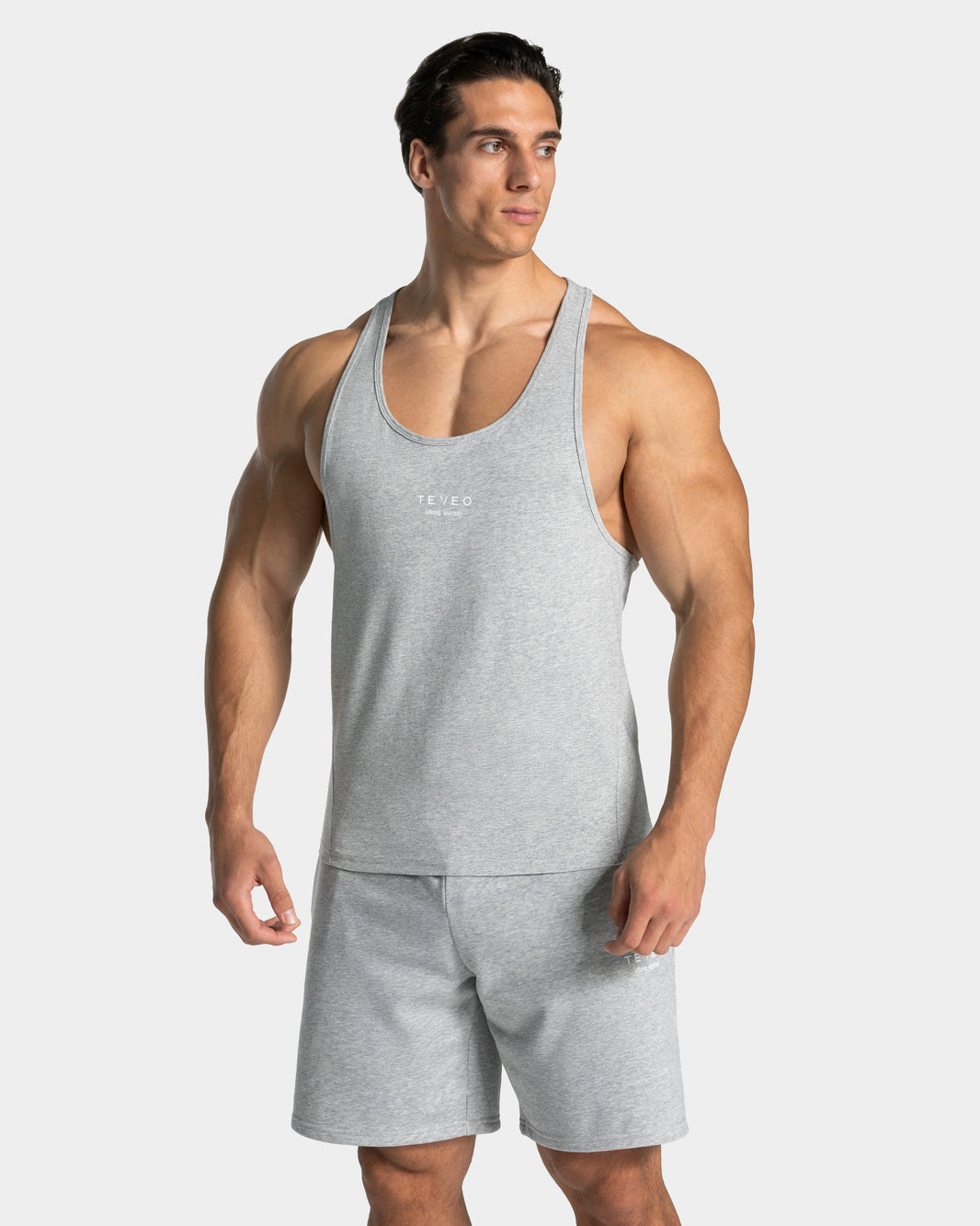 Camiseta de tirantes Lifting Journey Stringer «gris claro jaspeado»