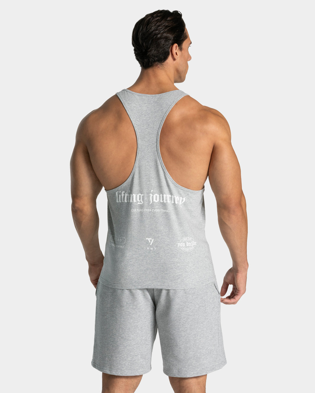 Camiseta de tirantes Lifting Journey Stringer «gris claro jaspeado»