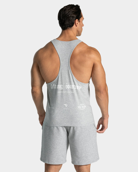 Lifting Journey Stringer "Hellgrau Meliert"