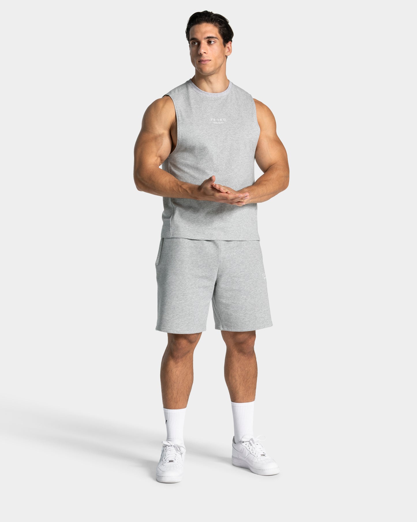 Lifting Club Tank ‘Light Grey Marl’