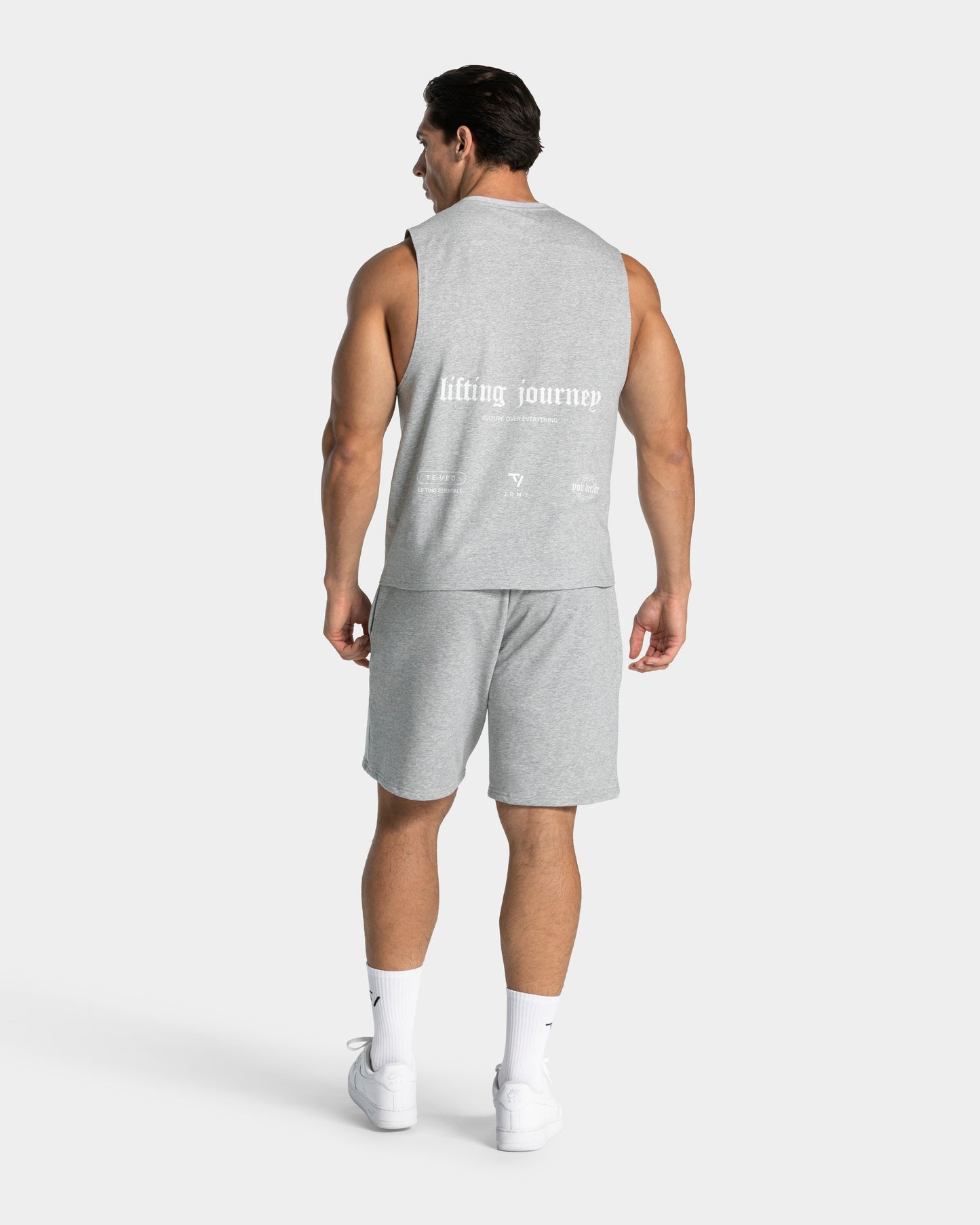 Lifting Club Shorts ‘Light Grey Marl’
