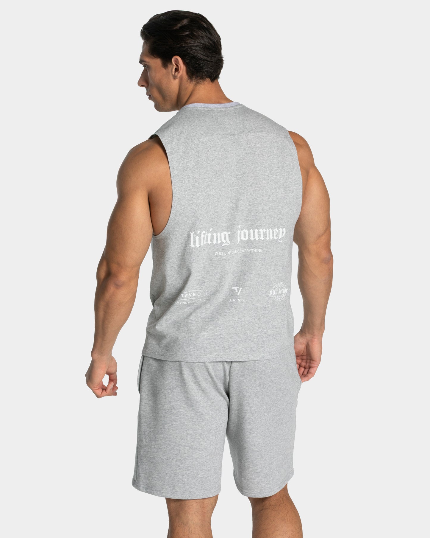 Lifting Club Tank ‘Light Grey Marl’