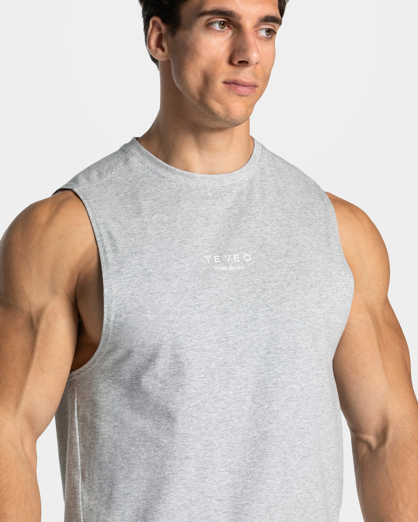 Lifting Club Tank ‘Light Grey Marl’