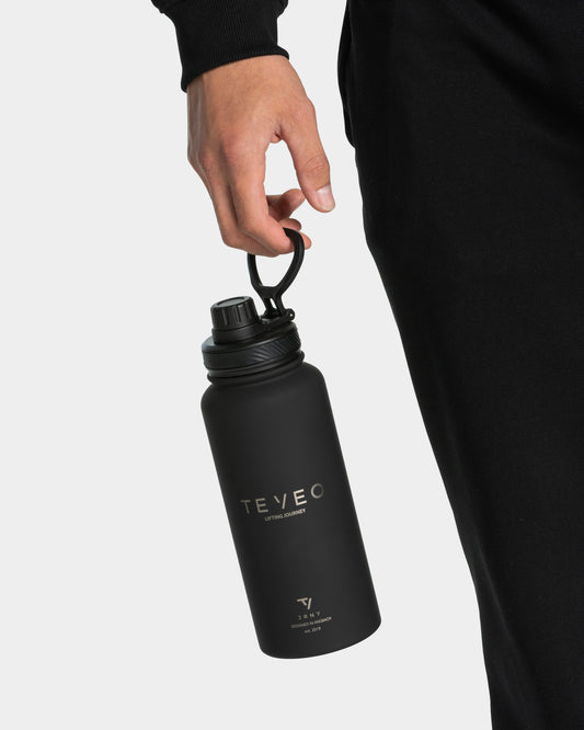 Lifting Club Wasserflasche "Schwarz"