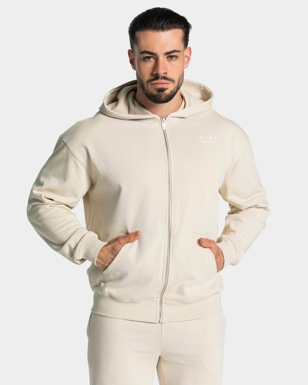 Lifting Journey Zip Hoodie ‘Cream’