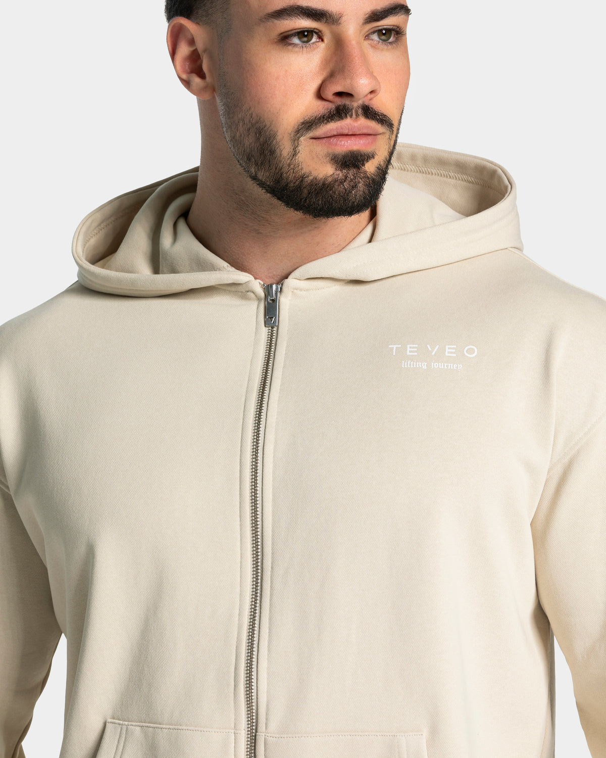 Lifting Journey Zip Hoodie ‘Cream’