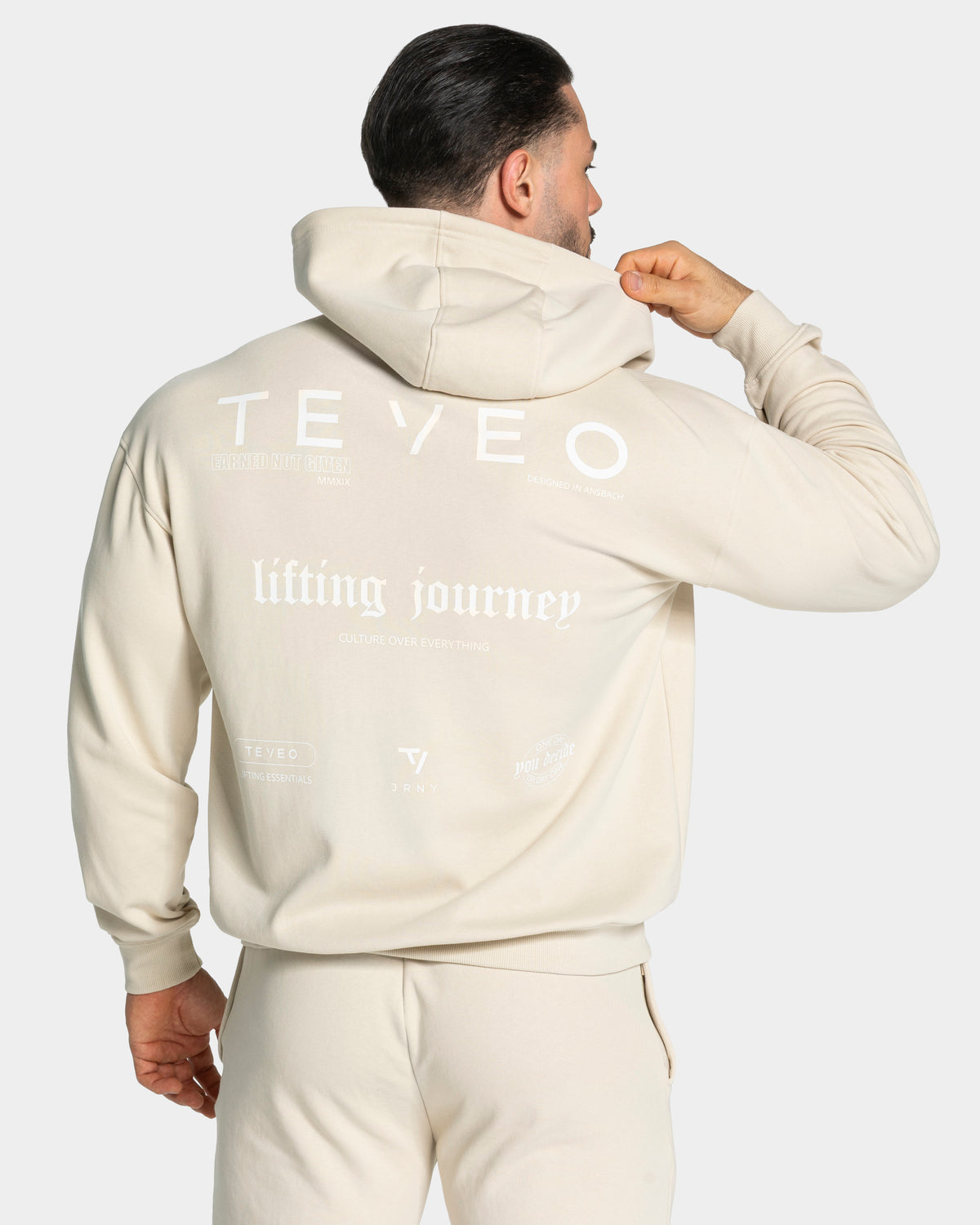 Lifting Journey Zip Hoodie ‘Cream’