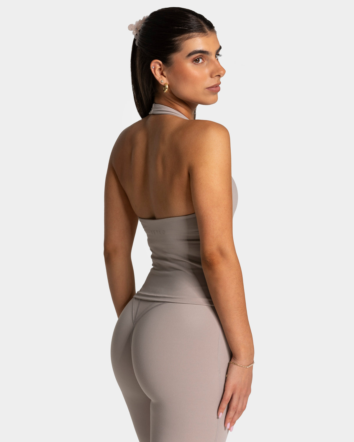 Luxmotion Halterneck Top ‘Stone’