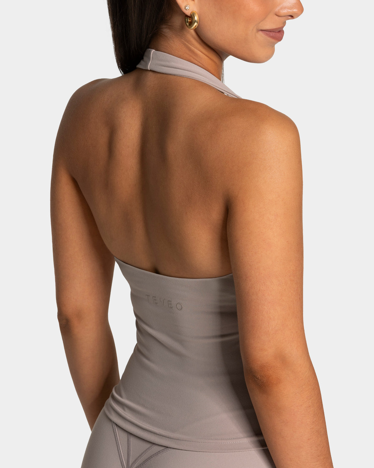 Luxmotion Halterneck Top ‘Stone’