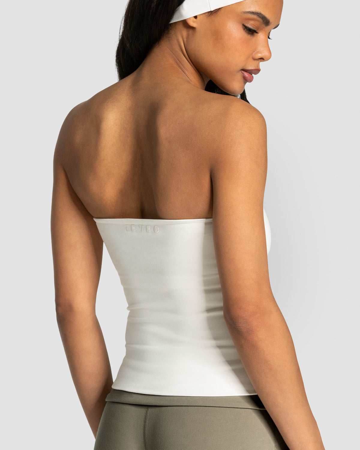 Top Long Mellow Bandeau “Off White"