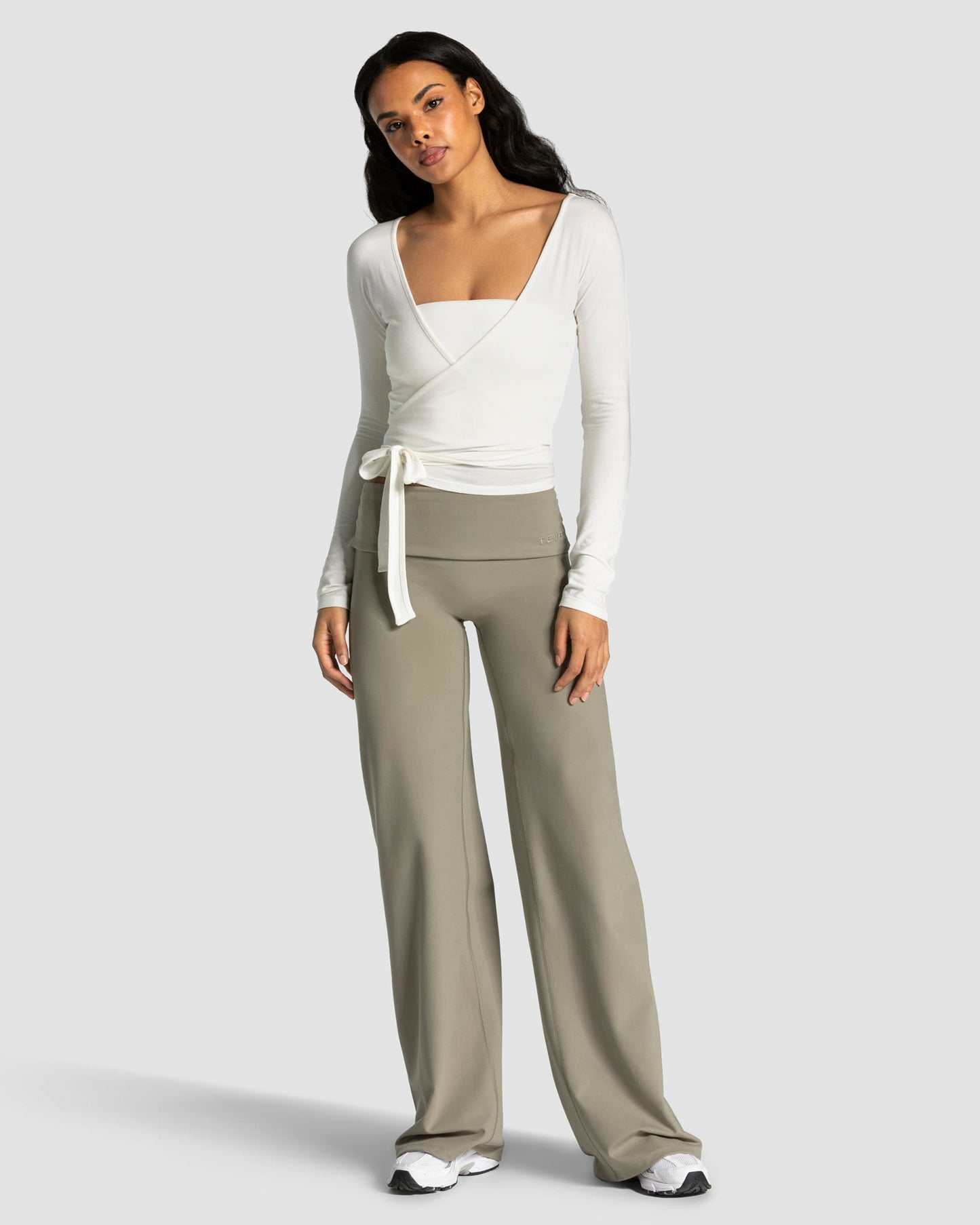 Maglia a manica lunga Mellow Wrapped nel colore “Off White"