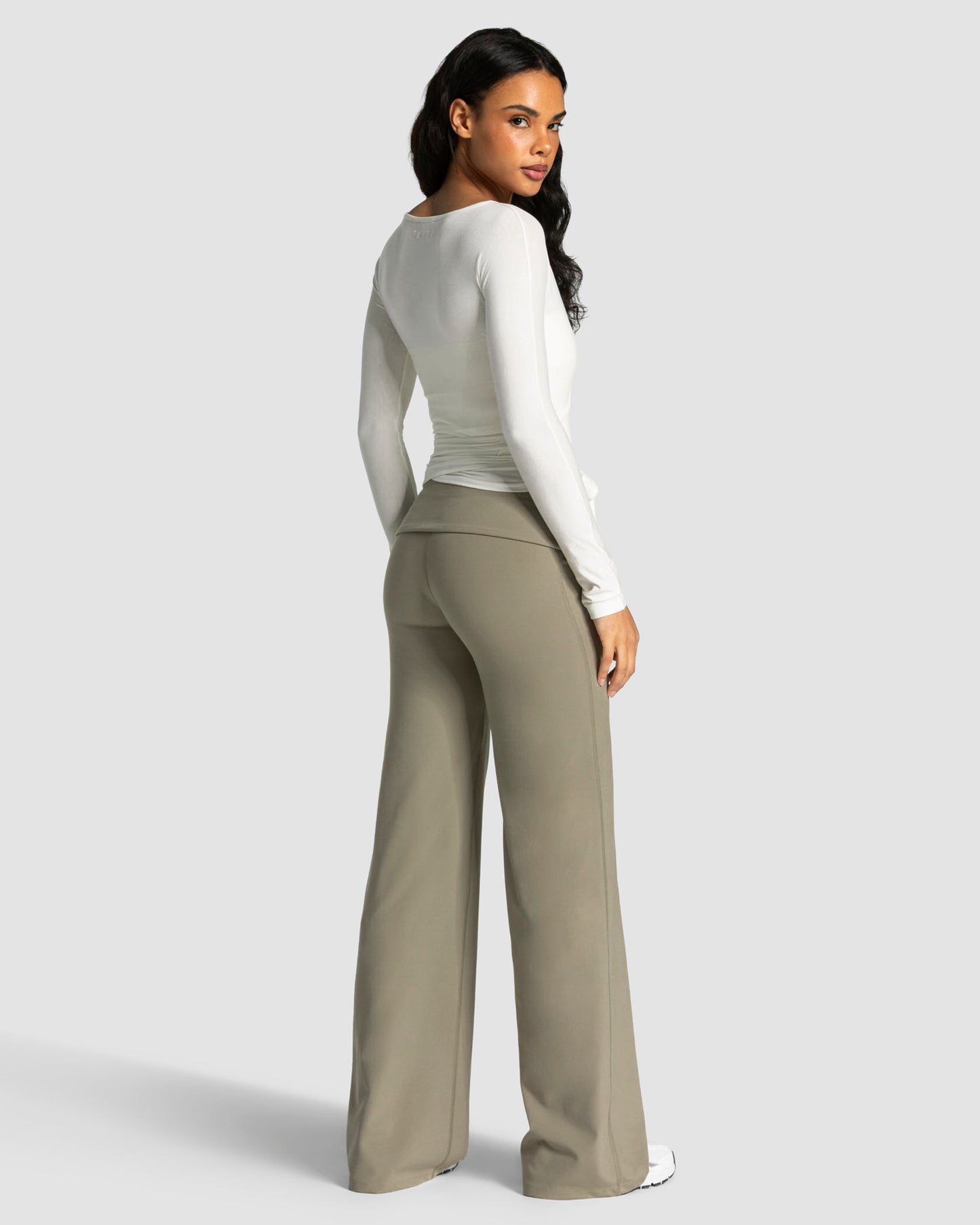 Maglia a manica lunga Mellow Wrapped nel colore “Off White"