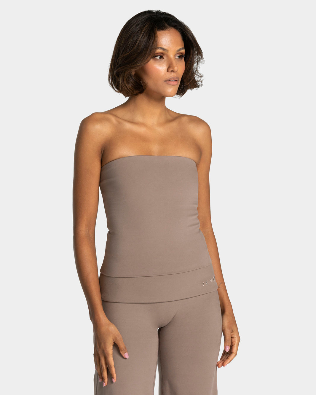 Top Mellow Bandeau Long „Mokka”
