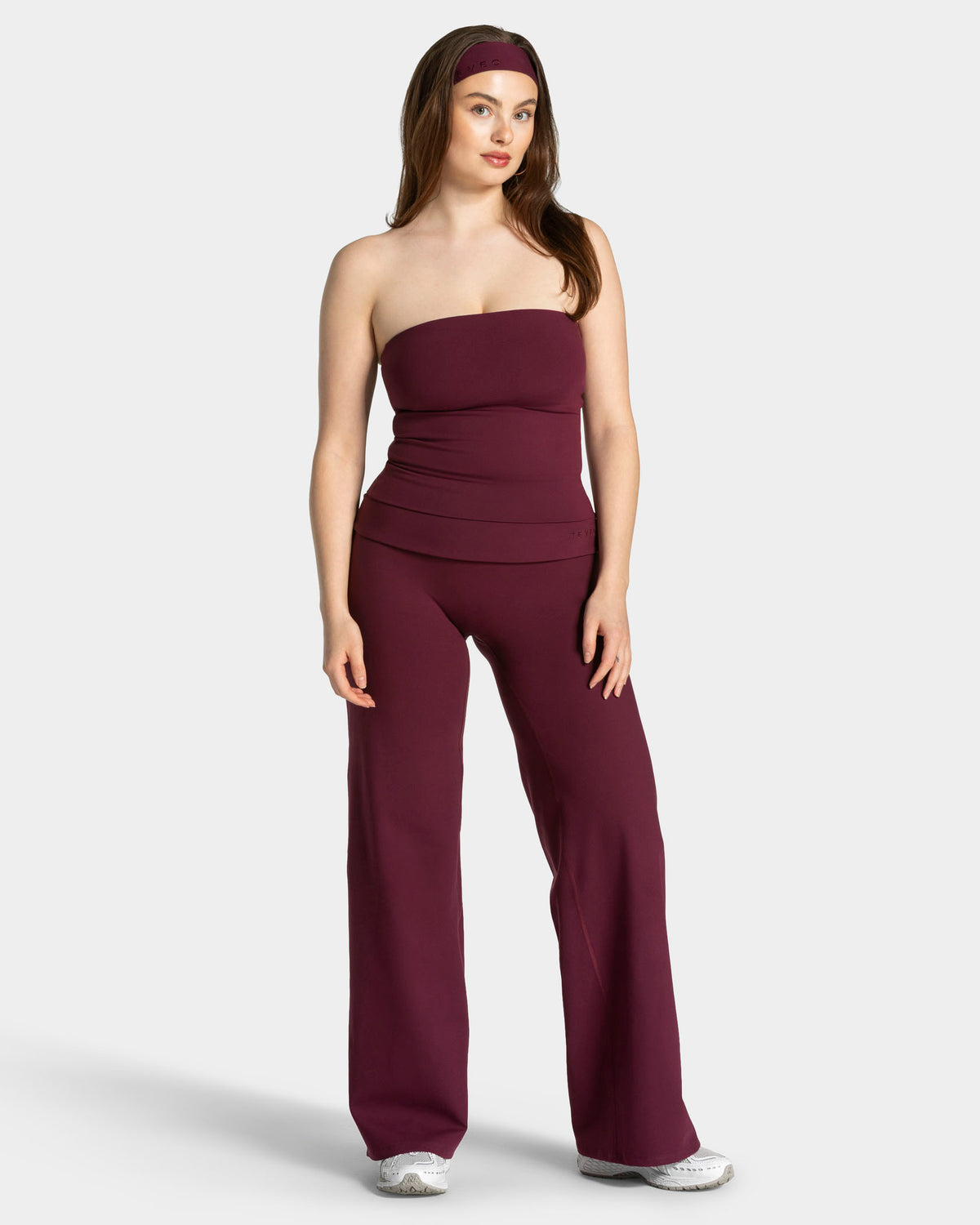Mellow Bandeau Top (Long) ‘Plum’