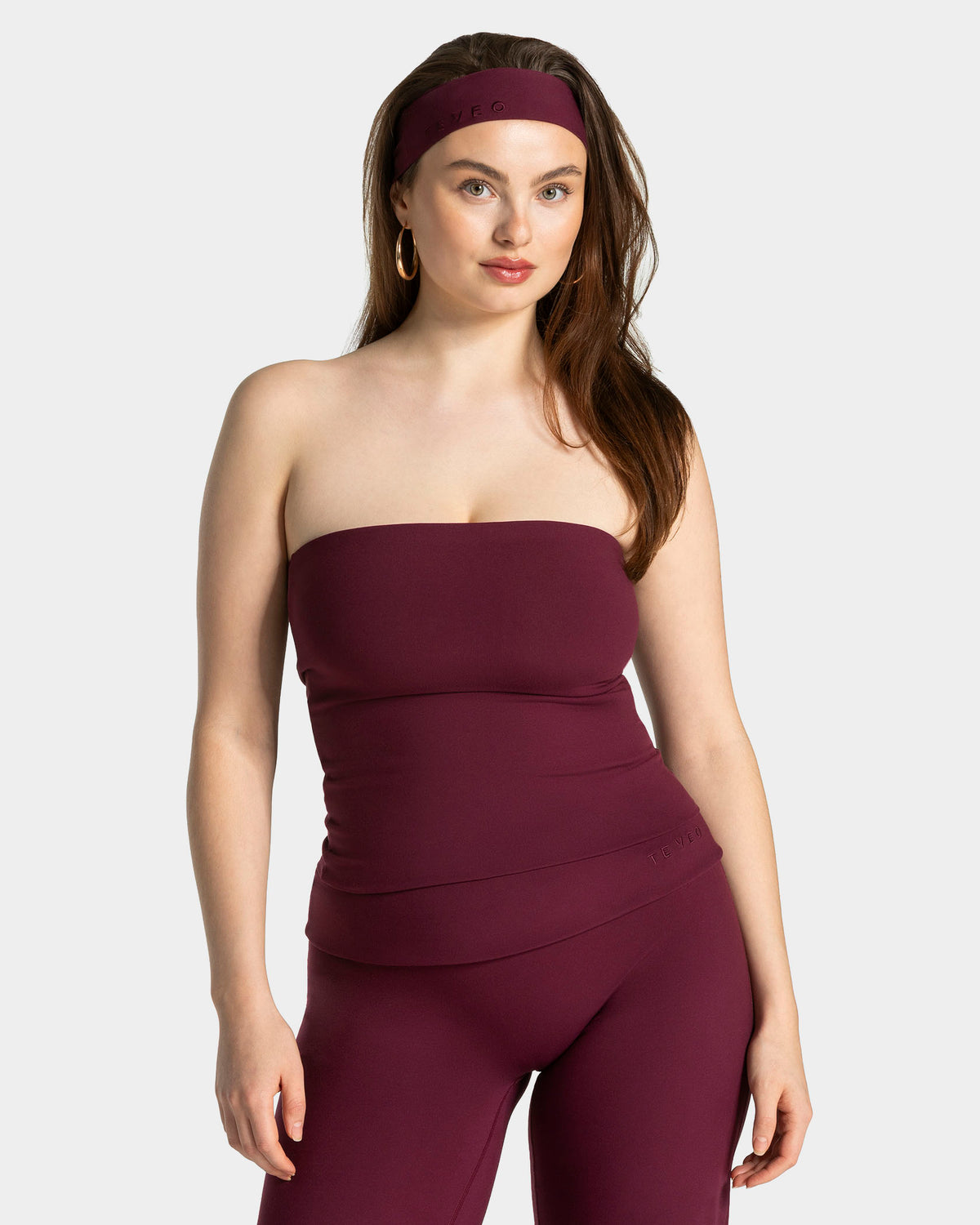 Mellow Bandeau Top (Long) ‘Plum’